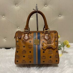 Authentic Mcm Boston Purse